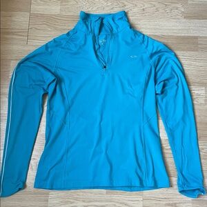 Blue Quarter-Zip Pullover